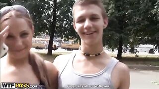 Two girls were licked by a guy, he didn’t stop and kept going
