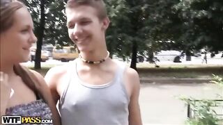 Two girls were licked by a guy, he didn’t stop and kept going