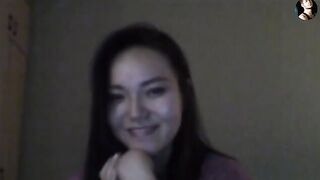 A cute Kazakh girl has sex with her friend in Skype