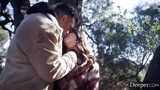 Banging all holes in an intense interracial threesome scene with latinas