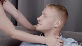 It is all for you, a sensual gift from a passionate babe on the couch