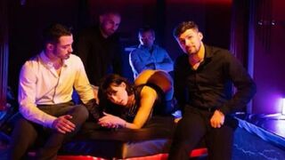 Submissive Whitney Wright gets dominated and fucked at an orgy party
