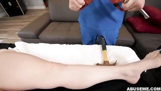 Rough massage with intense action and a female orgasm that will blow your mind!