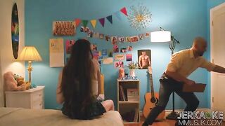 Freshman girl broke the rule and got fucked by a professor