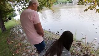 Feeding ducks with beavers and creampie sex with cutie Serina Gomez – Part 1