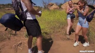 Sex on the nature, a short but passionate fuck