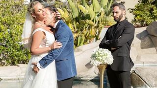 BrideZZilla: A Fuckfest At The Wedding part 3. Bride gets cock-craving guests to fuck her