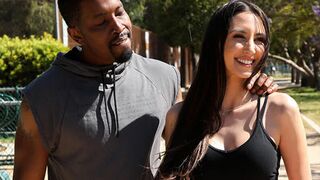 Natalia getting banged by a black guy for a good time