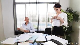 My boss is horny and I have to fuck with him