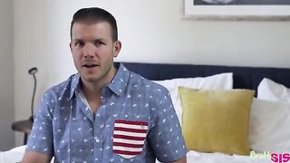 A labor day picnic turns into a sexual threesome fuck for young people
