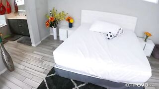 The coach fucked the girl and made her cum in her pussy