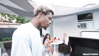 A spring fling barbecue with a black guy and his huge dick