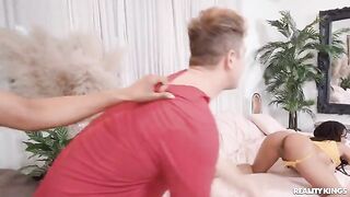 Roomie Swap 3 Way Sex with 2 Latina Beauties