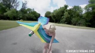 A girl can’t resist sex in the fresh air of nature