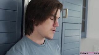 I left my stepson alone and he found his way with a hot girl