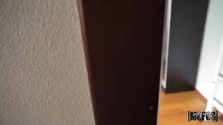 The roommate caught the spy in the room