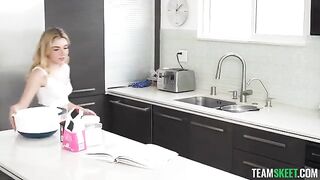 Skinny 18 y.o. wants cake and gets fucked instead