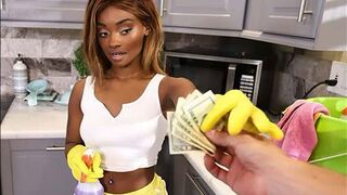 The black maid got paid in a private way