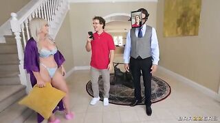 The husband is watching his wife getting fucked by a stranger