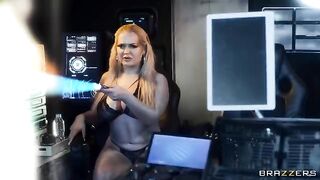 Bunch of wet pussies gets banged by space-troopers in a kinky scene