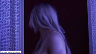 Blonde porn star Paisley Porter fucked by her fan in stockings