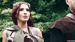 The beautiful women are celebrating the victory of the Vikings with them