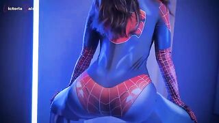 SpiderMan No Way Home XXX Parody, Fucking in Latex Lingerie Cosplay Part 1