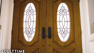 A wife catches her husband in a compromising situation