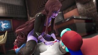 Cheating BF gets punished by the girlfriend's strict mom in a wild FNF mod