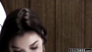 Anny Aurora seduced her step-uncle on his wedding anniversary in a taboo encounter