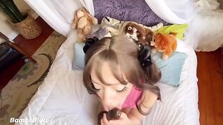Noisy wet pussy fart with exclusive teen action