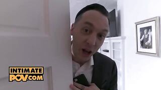 The bride got four cocks on her wedding night in an intense foursome