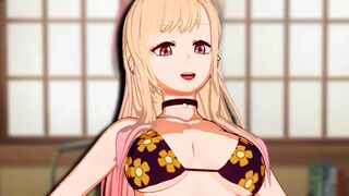 Marin Kitagawa's 3D Hentai version from 'My Dress up Darling' is outstanding