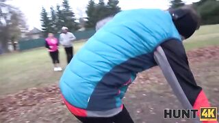 An adventurous chubby woman gets fucked in front of her husband