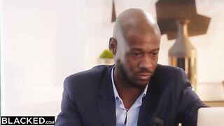 Petite beauty Liz Jordan gets her pussy filled with BBC in intense interracial action