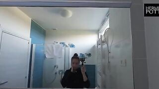 A cute teen gets fucked on the couch in a new country
