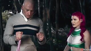 Outdoor sex area, rough sex in the woods