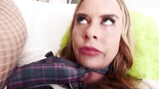 An angel with a daring and bold anal character