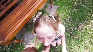 Bunch of wet pussies and asses in the wilderness