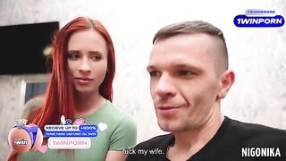 Two Russian girls arranged a small gathering at home