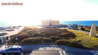 A man picked up a girl on the beach and fucked her hard