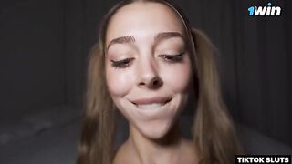A girl was roughly fucked by her roommate in a hardcore scene