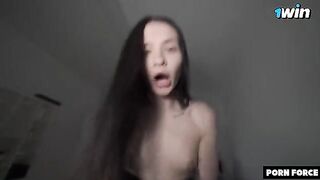 She could not stop shaking with pleasure