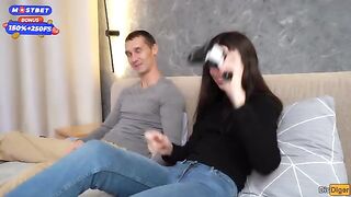 The husband suggested to his friend to fuck his wife in a steamy scene