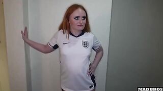 An English fan was fucked in the ass after losing a bet