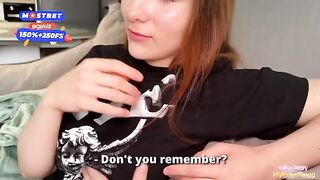 My neighbor helps me with his dick when boyfriend's not around