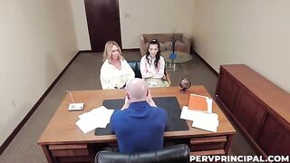 The man has sex with his pregnant wife on the kitchen table