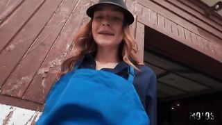 Who hasn't tried sex right in the garage? A couple of young girls know for sure!