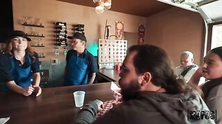 Who hasn't tried sex right in the garage? A couple of young girls know for sure!