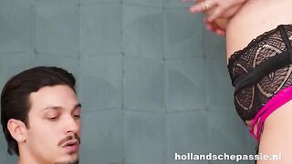 A girl is fucking with her young stallion